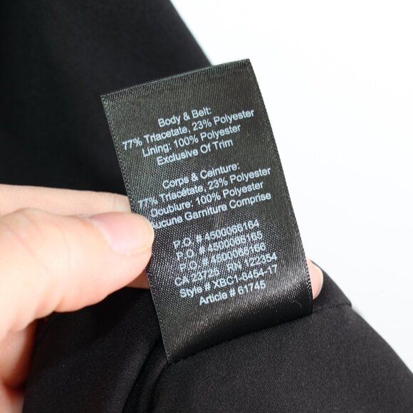 Babaton Off the Shoulder 3/4 Sleeve Dress Black L - Picture 4 of 7